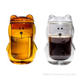 Double Wall Glass Cup with Lid